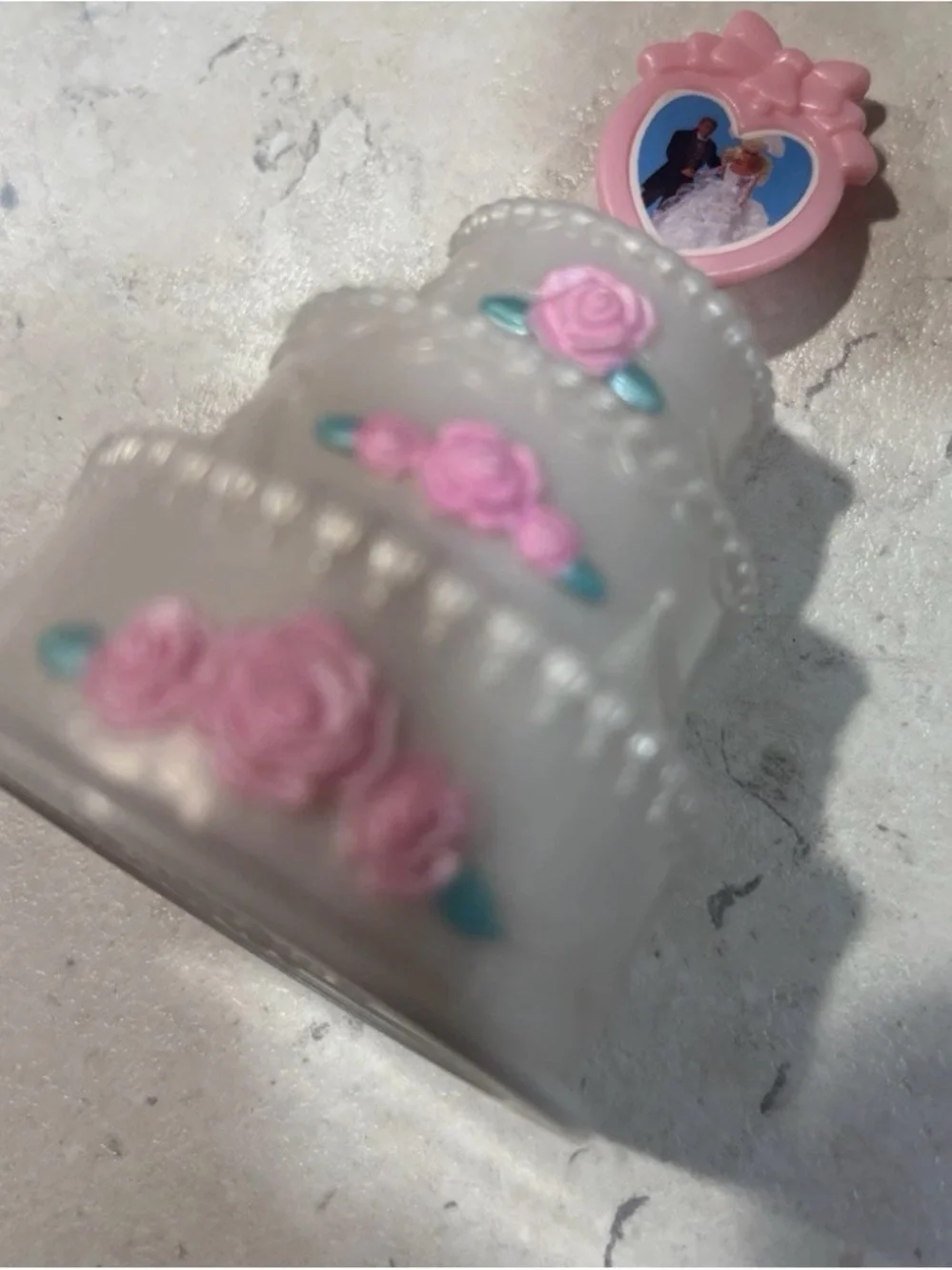 Vintage Barbie Pretty Treasures Wedding Cake Set 1995 Mattel VG+